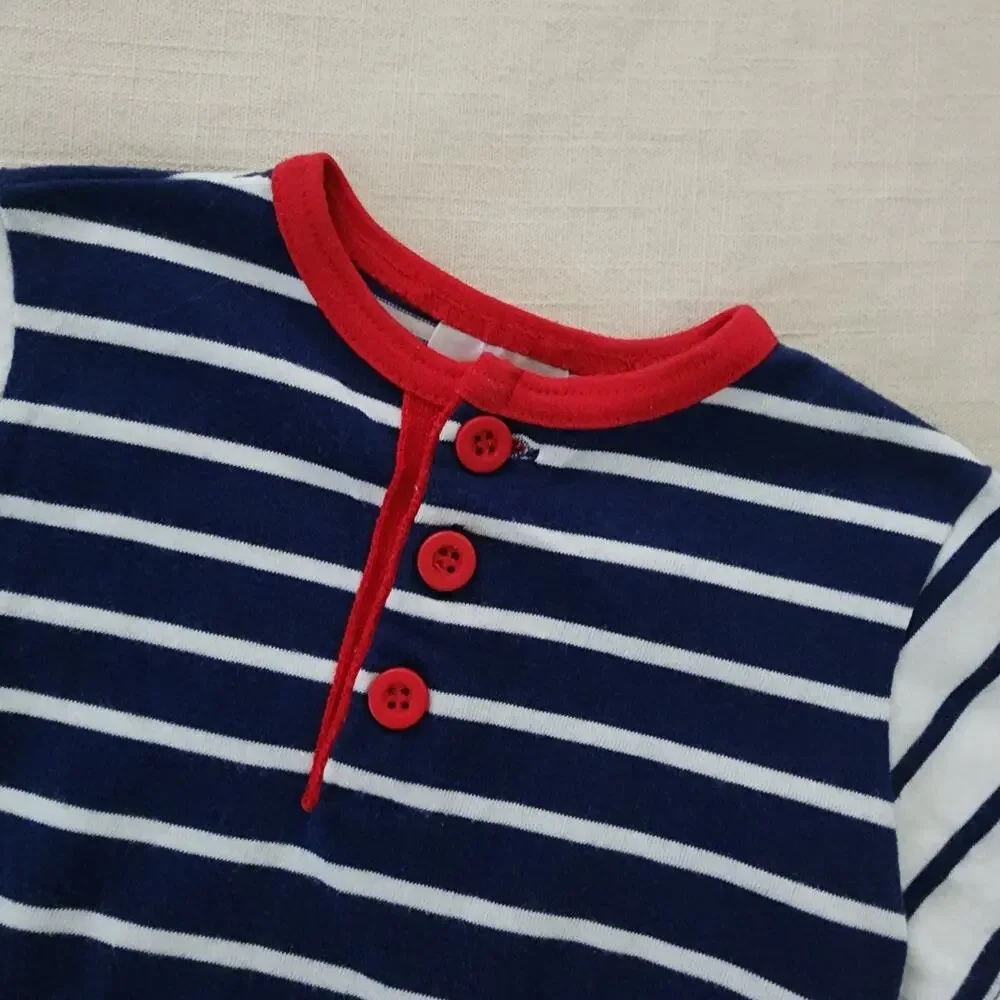 Vintage Healthtex Sailor Whale Romper 12-18 months